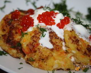 Овощные оладьи