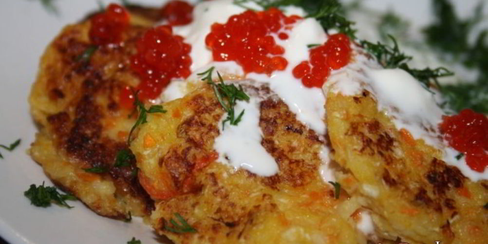 Рецепт овощные оладьи