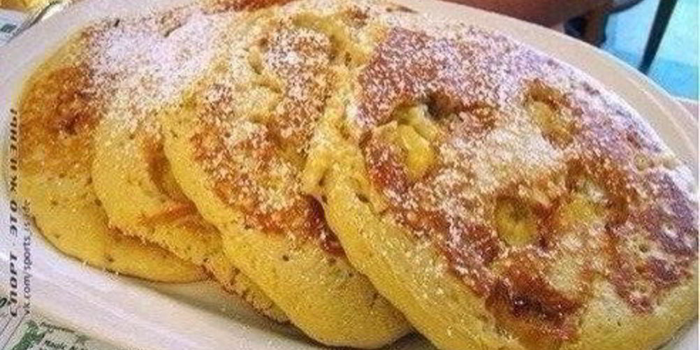 Рецепт овсяные оладьи с бананами