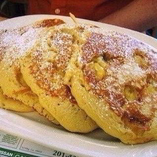 Овсяные оладьи с бананами