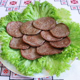 Печеночные оладьи из куриной печени