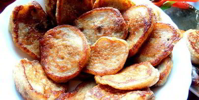 постные оладушки с финиками и бананами