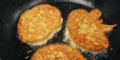 постные оладьи из кабачков