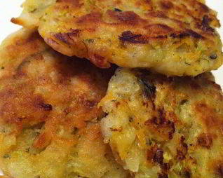 Пряные оладушки из кабачков