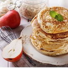 Рецепт Пшенично-овсяные оладьи с соусом