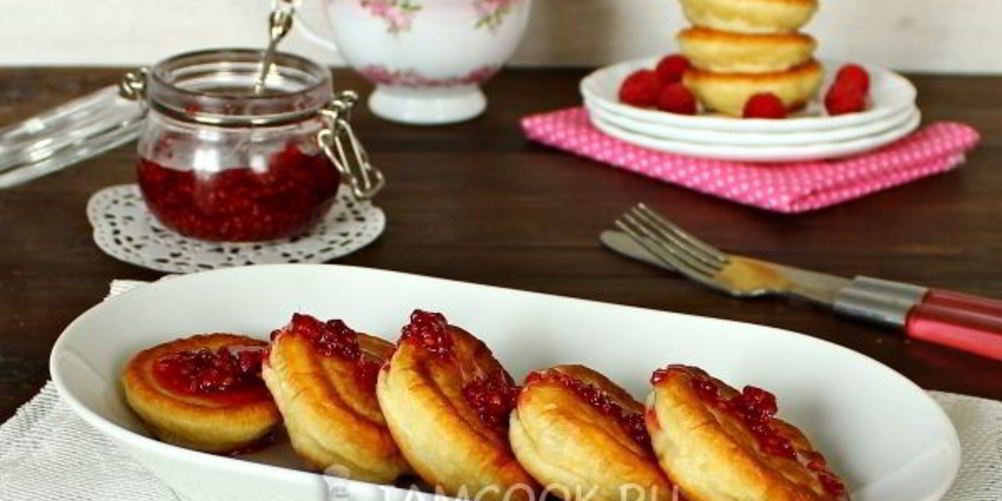 Рецепт пышные оладьи на кефире и соде