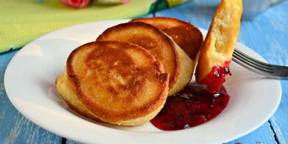 пышные оладьи на манной крупе