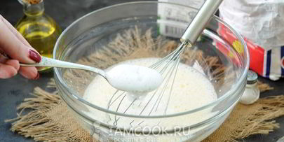 пышные оладьи на соде без дрожжей