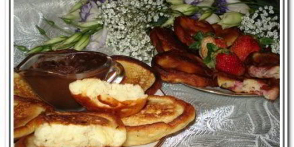 Рецепт сливочные оладьи на детском творожке