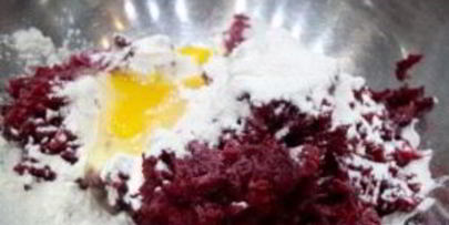 свекольные оладьи