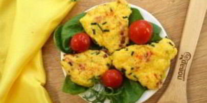 сырные оладушки микс