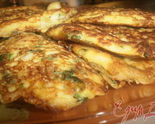 Сырные оладушки