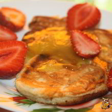 Рецепт Цельнозерновые оладьи на кефире