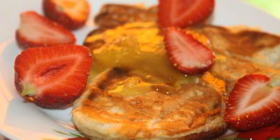 цельнозерновые оладьи на кефире