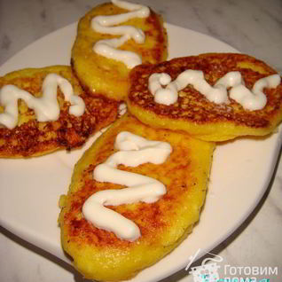 Творожные оладушки