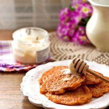 Рецепт Тыквенные оладьи с яблоком