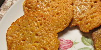 тыквенные оладьи с яблоком