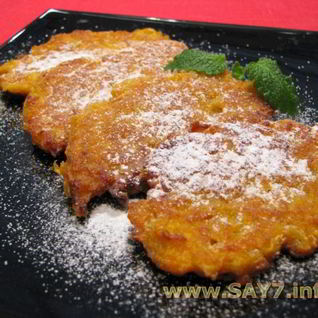 Яблочно-морковные оладьи