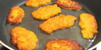 яблочно-морковные оладьи