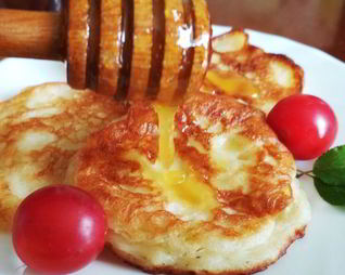 Яблочные оладушки Румяные щечки