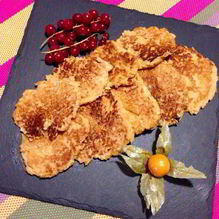 Рецепт Яблочные оладьи на завтрак