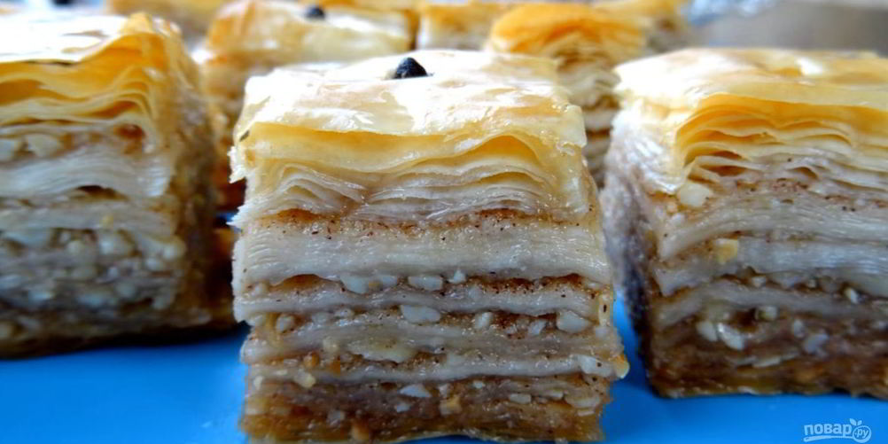 Рецепт пахлава ароматная