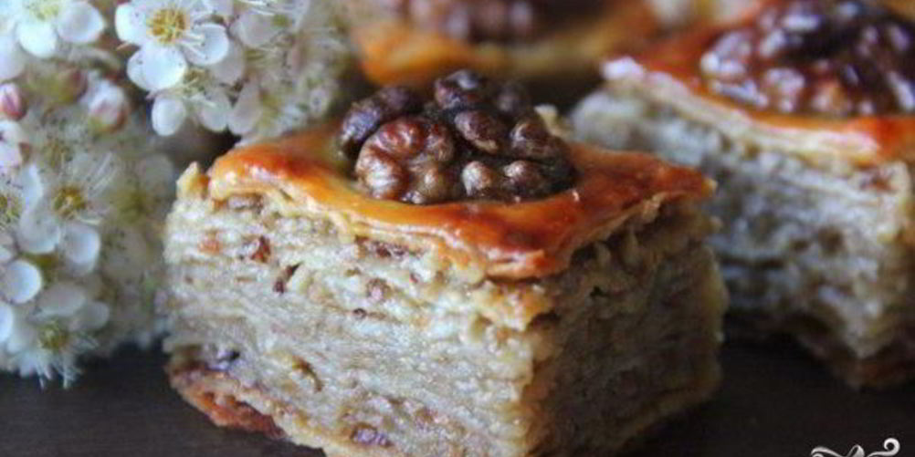 Рецепт пахлава медовая