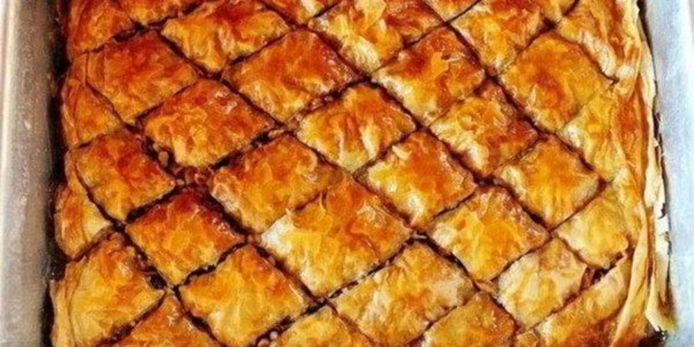 Рецепт пахлава на слоеном тесте