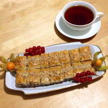 Рецепт Пахлава с грецкими орехами из теста фило