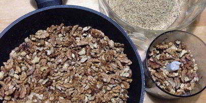 пахлава с грецкими орехами из теста фило