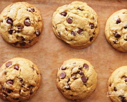Американское печенье с кусочками шоколада