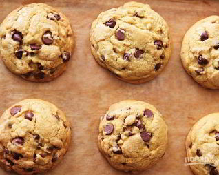 Американское печенье с кусочками шоколада