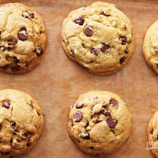 Американское печенье с кусочками шоколада