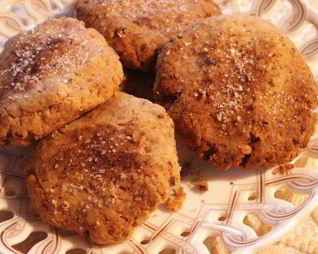 Ароматное печенье с грецкими орехами и корицей