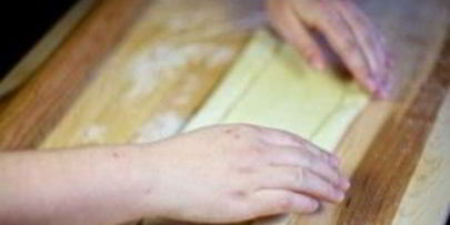 берлинское печенье из слоеного теста