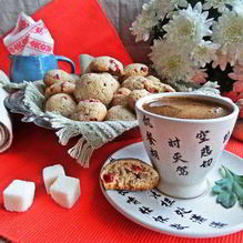 Рецепт Гречневое печенье с брусникой