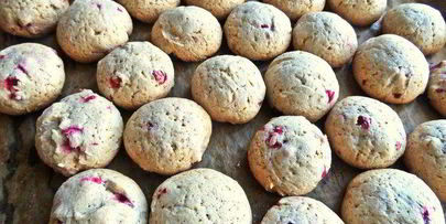 гречневое печенье с брусникой