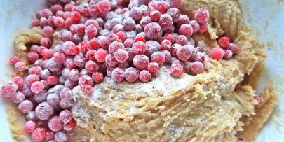 гречневое печенье с брусникой