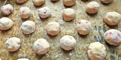 гречневое печенье с брусникой