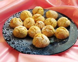 Лимонное треснутое печенье