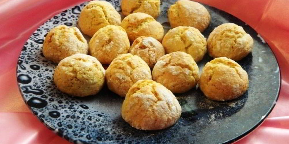 Рецепт лимонное треснутое печенье