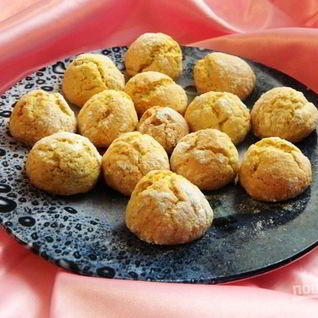 Лимонное треснутое печенье