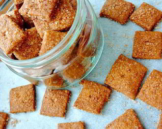 Мини-крекеры с корицей