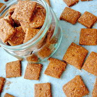 Мини-крекеры с корицей