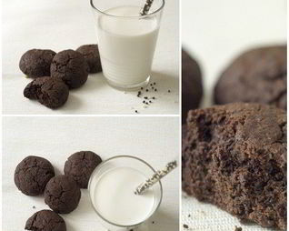 Мягкое шоколадное печенье