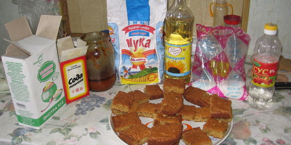 Рецепт овсяное печенье на меду