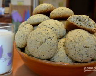 Овсяное печенье с маком