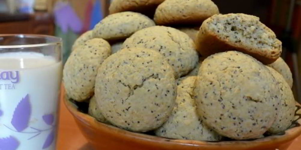 Рецепт овсяное печенье с маком