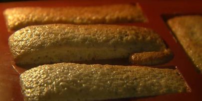 печенье финансье с маком