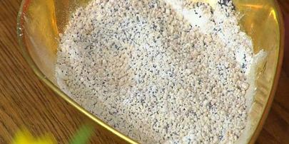 печенье финансье с маком